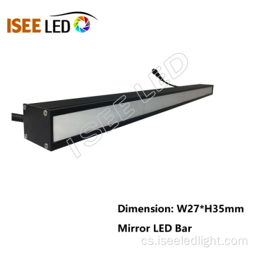 Zrcadlový kryt LED lineární trubice RGB bar světlo